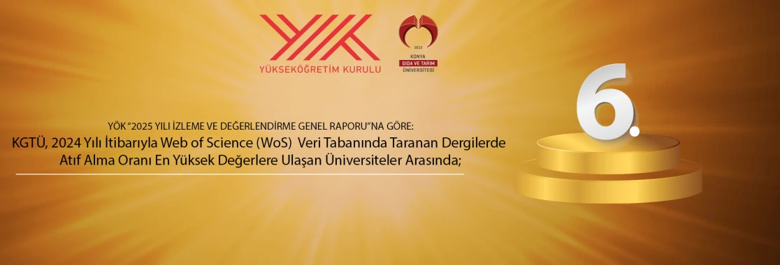Bilimsel Etkide Büyük Başarı: KGTÜ Türkiye’de Atıf Performansında İlk 10’da