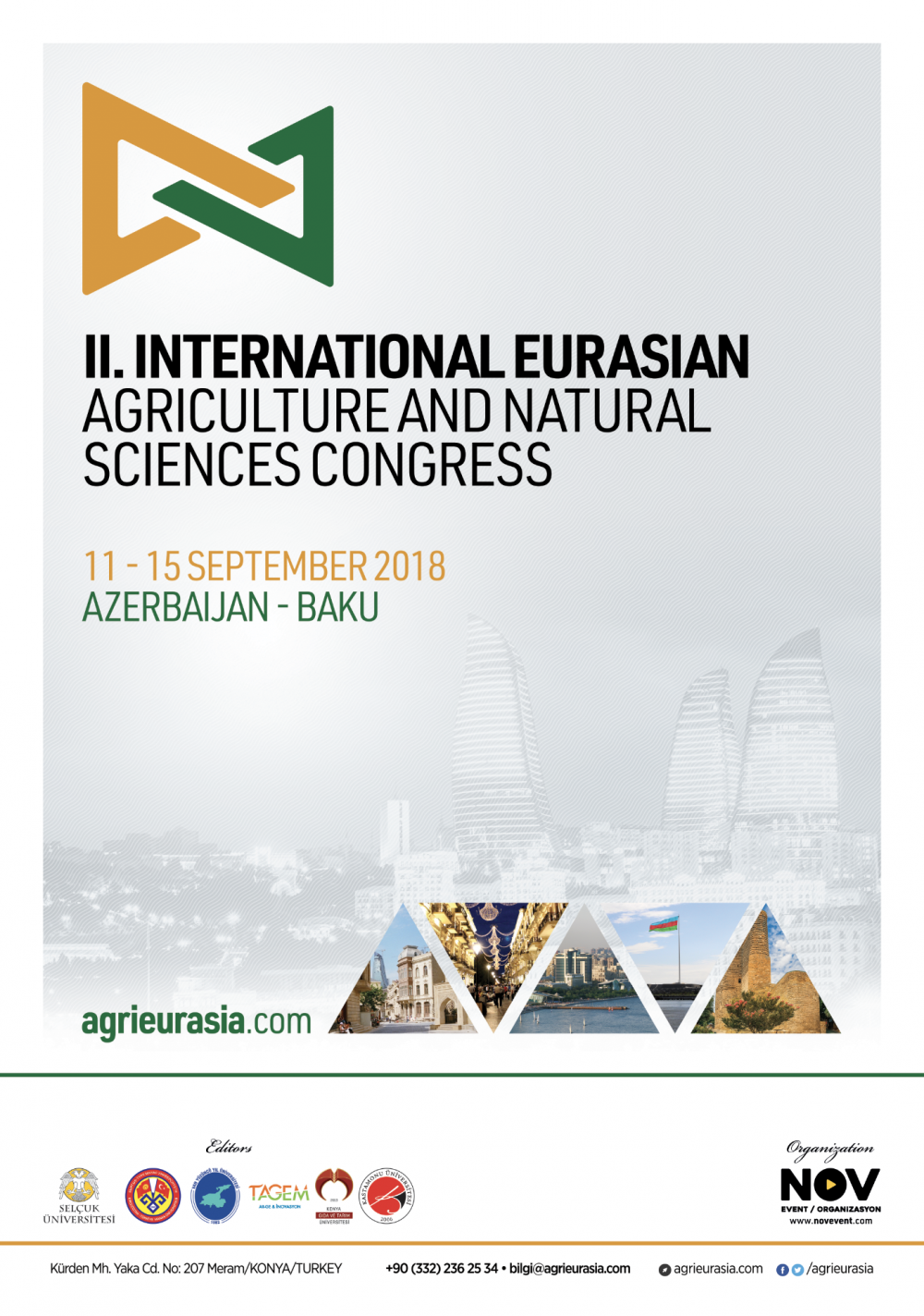 II. Uluslararası Avrasya Tarım ve Doğa Bilimleri Kongresi