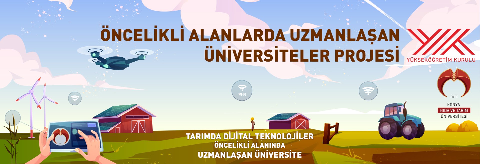Üniversitemiz YÖK tarafından Tarımda Dijital Teknolojiler Alanında Uzmanlaşan Üniversite Seçildi