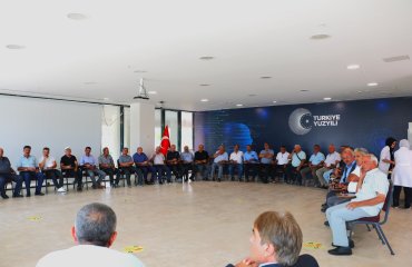 Konya Gıda ve Tarım Üniversitesi Mütevelli Heyet Başkanı Prof. Dr. Mehmet Kılıç ve Rektör Prof. Dr. Erol Turan, Seydişehir Muhtarları ile Bir Araya Geldi